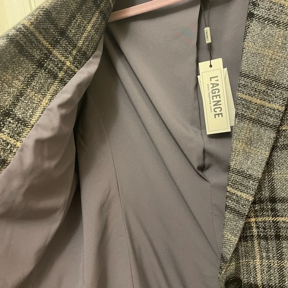 NWT L’Agence Diana Skinny Lapel Blazer - Picture 8 of 8